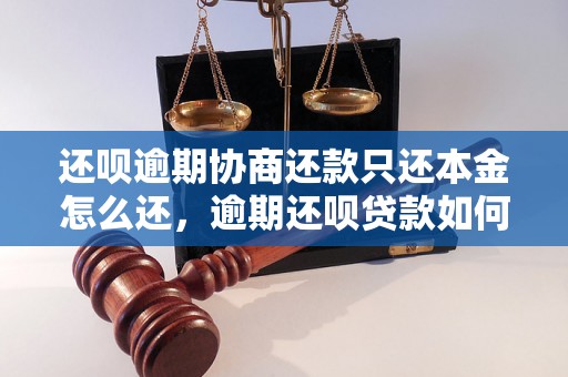 还呗逾期协商还款只还本金怎么还，逾期还呗贷款如何处理