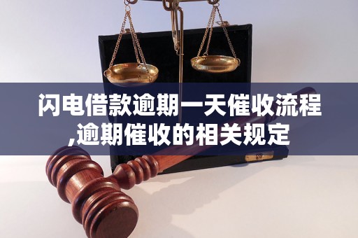 闪电借款逾期一天催收流程,逾期催收的相关规定