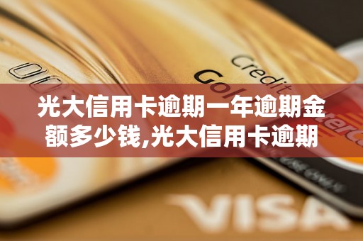 光大信用卡逾期一年逾期金额多少钱,光大信用卡逾期一年会有什么后果