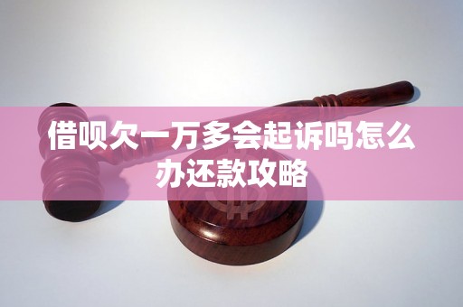 借呗欠一万多会起诉吗怎么办还款攻略