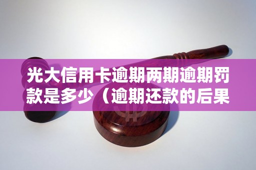 光大信用卡逾期两期逾期罚款是多少（逾期还款的后果及处理方法）