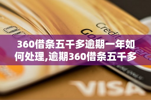 360借条五千多逾期一年如何处理,逾期360借条五千多一年需要赔偿多少