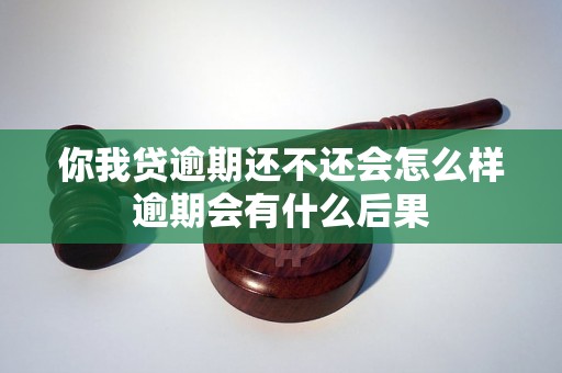 你我贷逾期还不还会怎么样逾期会有什么后果