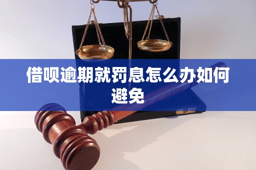 借呗逾期就罚息怎么办如何避免