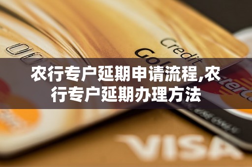 农行专户延期申请流程,农行专户延期办理方法