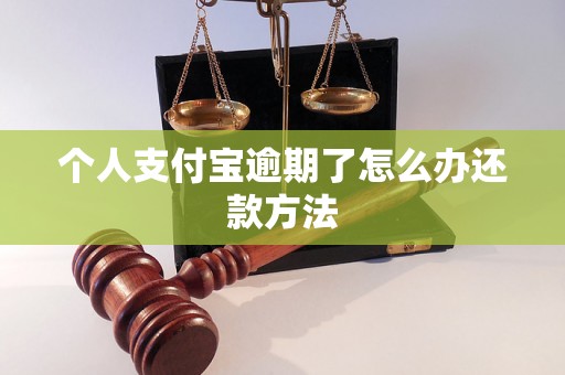 个人支付宝逾期了怎么办还款方法