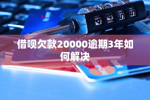 借呗欠款20000逾期3年如何解决