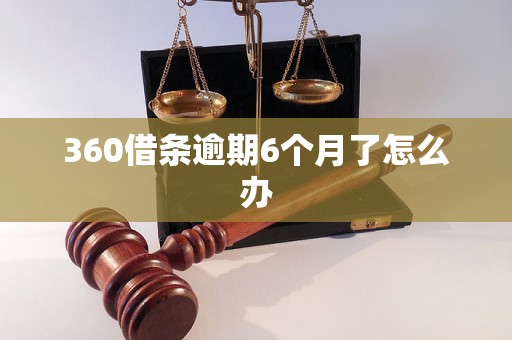 360借条逾期6个月了怎么办