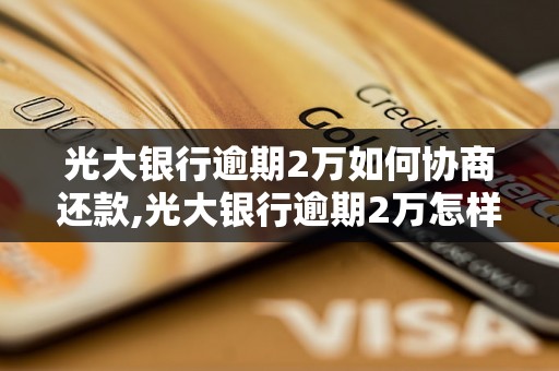 光大银行逾期2万如何协商还款,光大银行逾期2万怎样解决