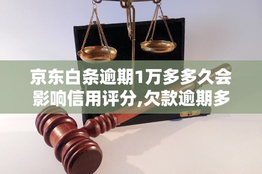 京东白条逾期1万多多久会影响信用评分,欠款逾期多久会被追偿