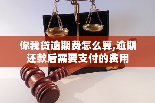 你我贷逾期费怎么算,逾期还款后需要支付的费用