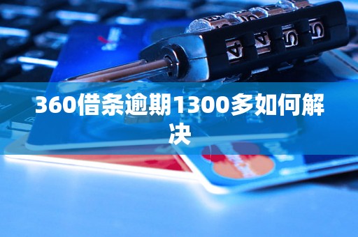 360借条逾期1300多如何解决