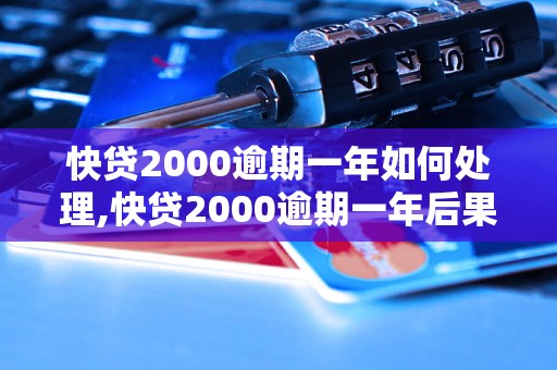 快贷2000逾期一年如何处理,快贷2000逾期一年后果严重吗