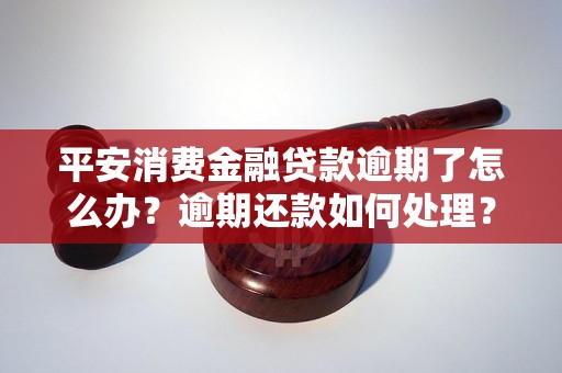 平安消费金融贷款逾期了怎么办？逾期还款如何处理？