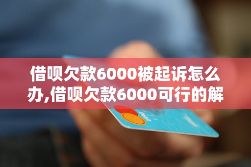 借呗欠款6000被起诉怎么办,借呗欠款6000可行的解决办法