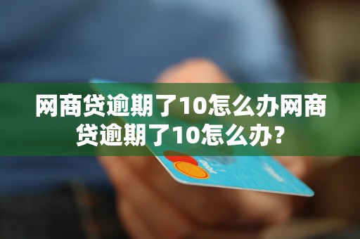 网商贷逾期了10怎么办网商贷逾期了10怎么办？