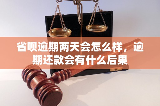 省呗逾期两天会怎么样，逾期还款会有什么后果