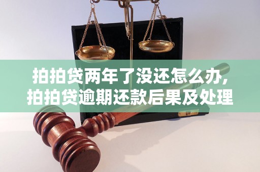 拍拍贷两年了没还怎么办,拍拍贷逾期还款后果及处理方法