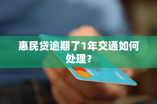 惠民贷逾期了1年交通如何处理？