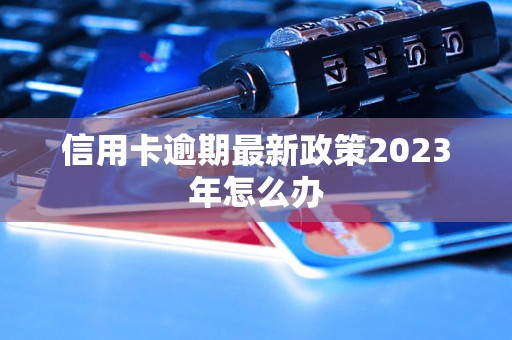 信用卡逾期最新政策2023年怎么办