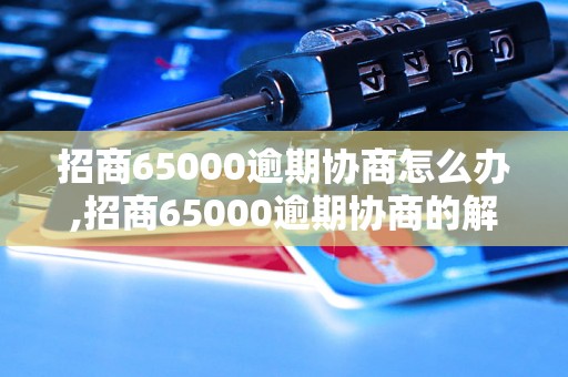 招商65000逾期协商怎么办,招商65000逾期协商的解决方法