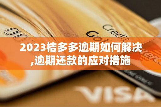 2023桔多多逾期如何解决,逾期还款的应对措施