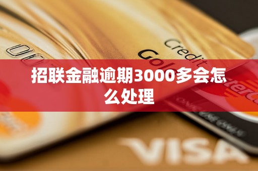 招联金融逾期3000多会怎么处理