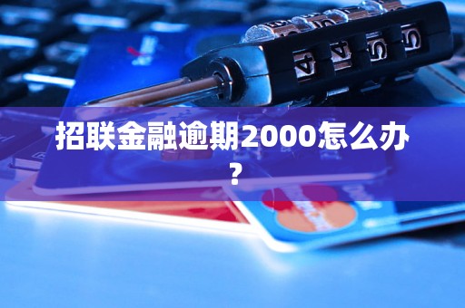 招联金融逾期2000怎么办？