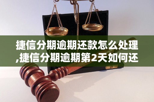 捷信分期逾期还款怎么处理,捷信分期逾期第2天如何还款