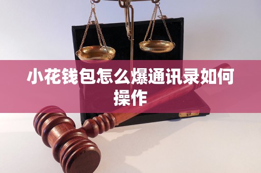 小花钱包怎么爆通讯录如何操作