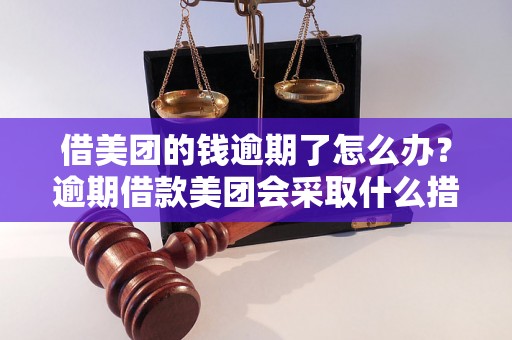 借美团的钱逾期了怎么办？逾期借款美团会采取什么措施？