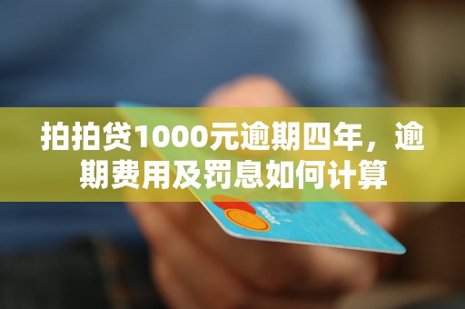 拍拍贷1000元逾期四年，逾期费用及罚息如何计算