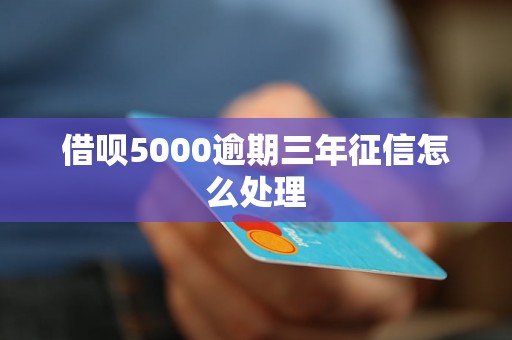 借呗5000逾期三年征信怎么处理