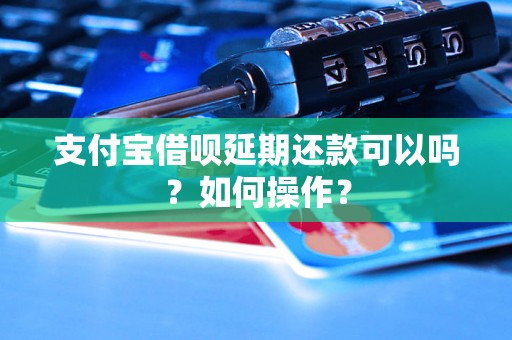 支付宝借呗延期还款可以吗？如何操作？