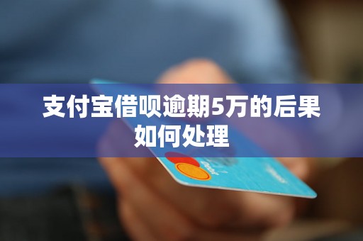 支付宝借呗逾期5万的后果如何处理