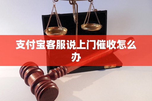 支付宝客服说上门催收怎么办