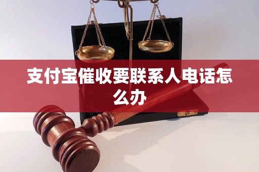 支付宝催收要联系人电话怎么办