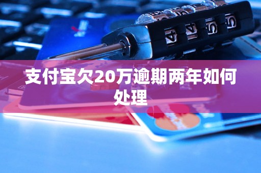 支付宝欠20万逾期两年如何处理