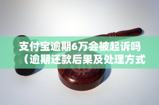 支付宝逾期6万会被起诉吗（逾期还款后果及处理方式）