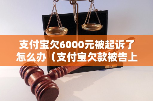 支付宝欠6000元被起诉了怎么办（支付宝欠款被告上法庭后的解决方法）