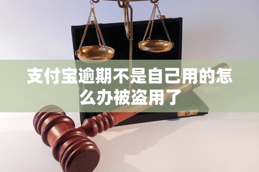 支付宝逾期不是自己用的怎么办被盗用了