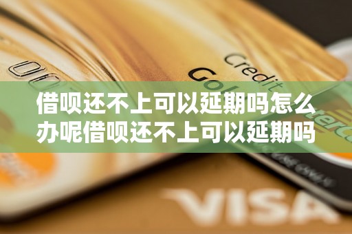 借呗还不上可以延期吗怎么办呢借呗还不上可以延期吗怎么办呢