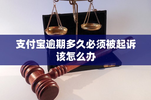 支付宝逾期多久必须被起诉该怎么办