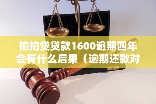 拍拍贷贷款1600逾期四年会有什么后果（逾期还款对个人信用的影响）