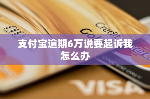 支付宝逾期6万说要起诉我怎么办