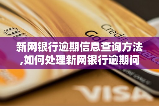 新网银行逾期信息查询方法,如何处理新网银行逾期问题