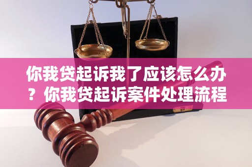 你我贷起诉我了应该怎么办？你我贷起诉案件处理流程详解