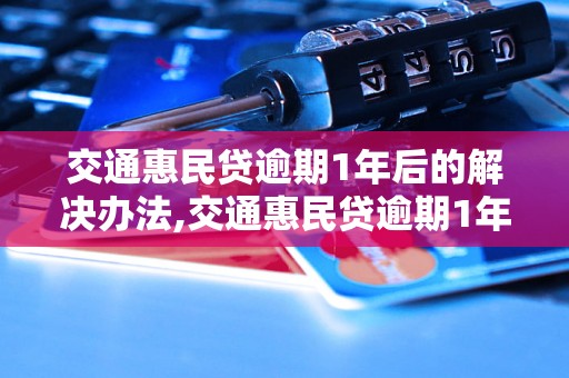 交通惠民贷逾期1年后的解决办法,交通惠民贷逾期1年的后果及处理方式