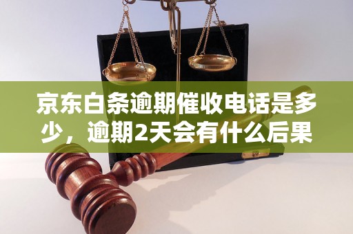 京东白条逾期催收电话是多少，逾期2天会有什么后果