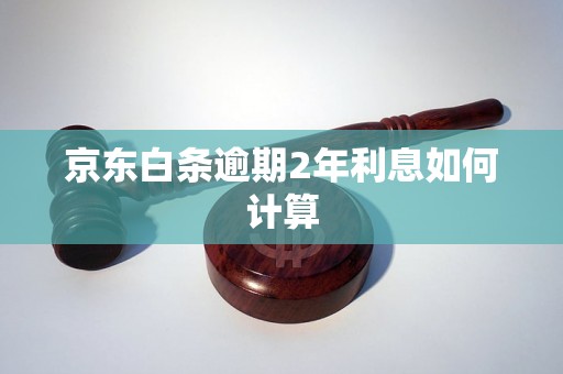 京东白条逾期2年利息如何计算